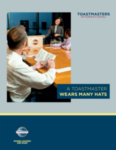 Cover of A Toastmasters Wears Many Hats Pamphlet